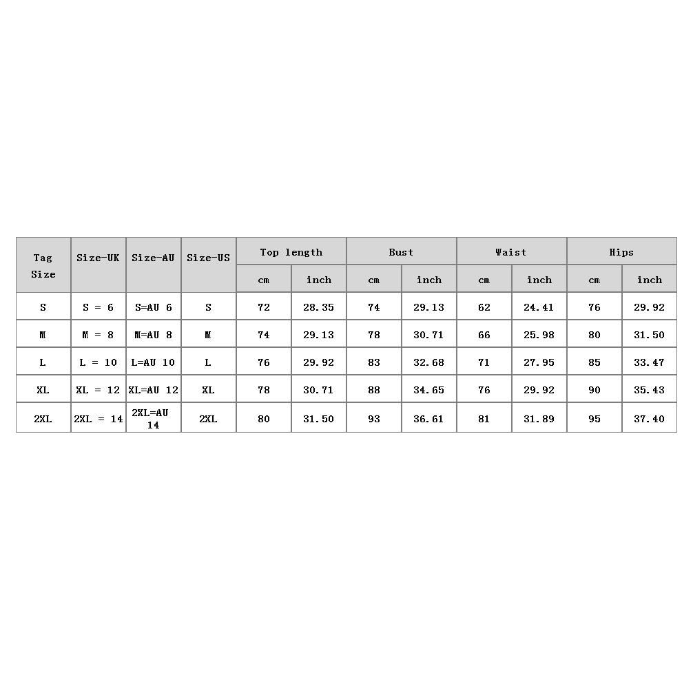 Size chart for Women's One Piece Guard Swimsuit Sleeveless Half Zipper Surfing