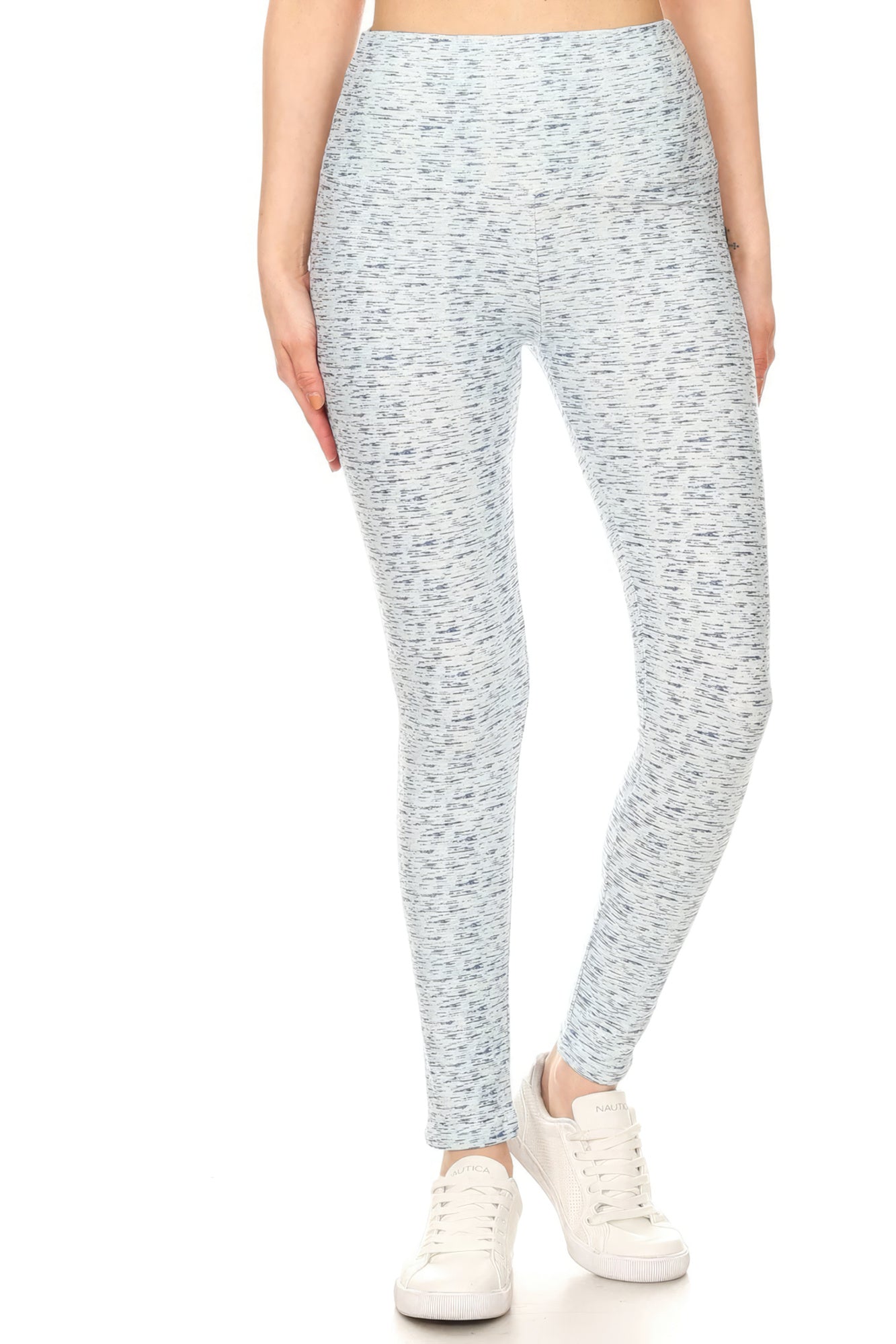 Multi-Print High-Waist Yoga Leggings with a 5 inch inseam