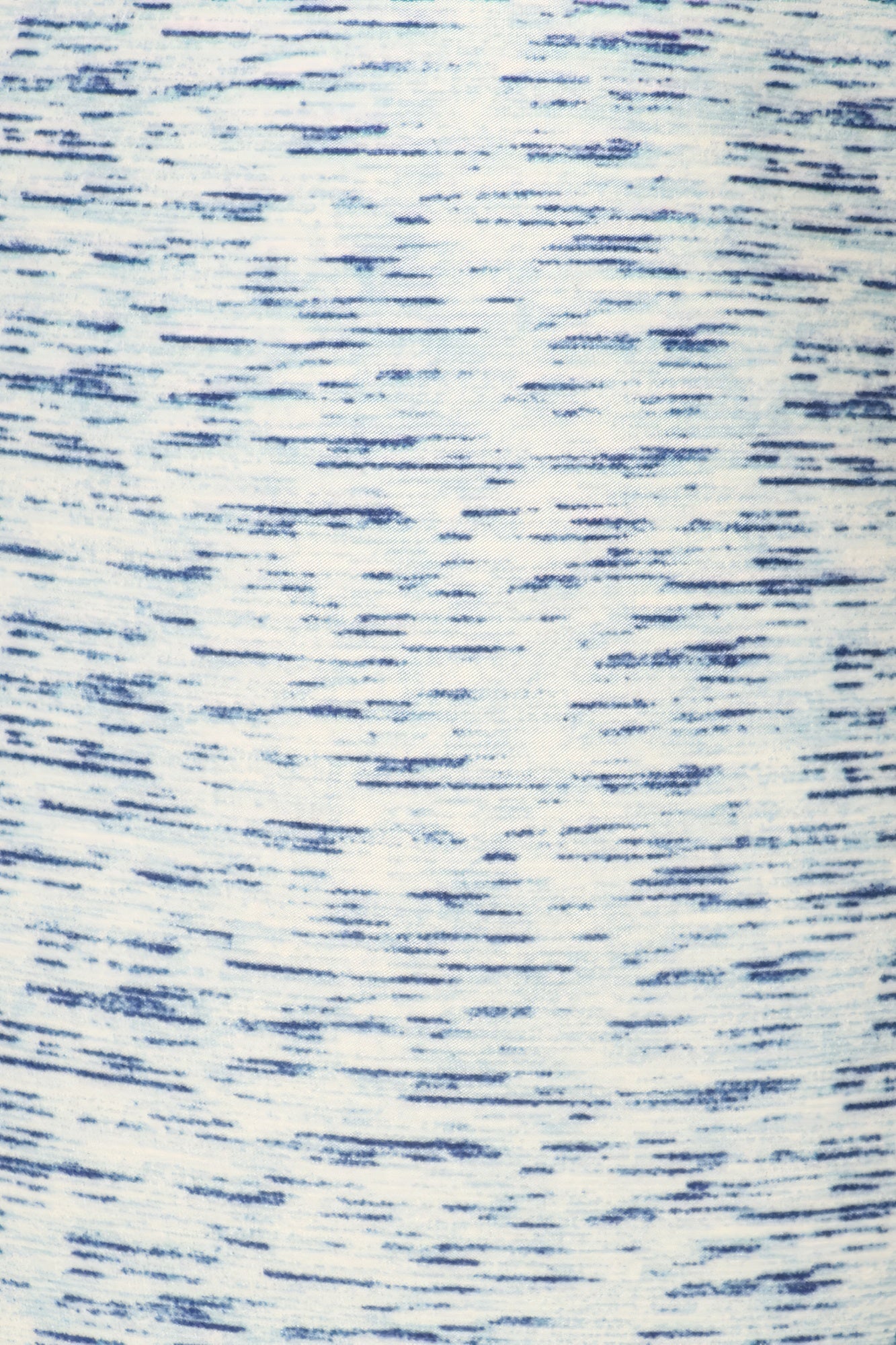 Close-up of Multi-Print High-Waist Yoga Leggings fabric with blue and white horizontal stripes