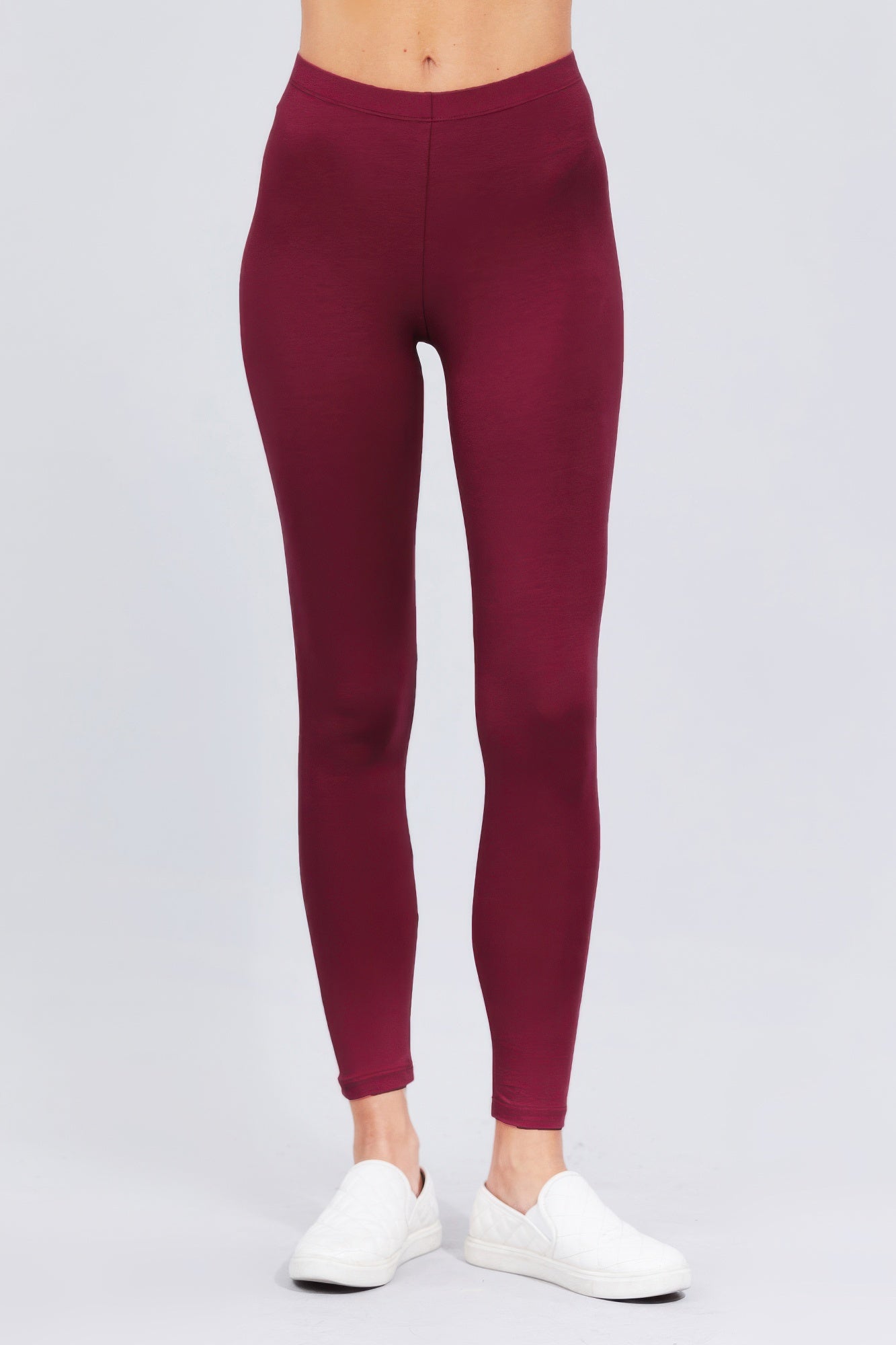 Maroon Spandex Leggings
