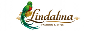 Lindalma Fashion & Style logo with a green quetzal bird perched on a golden design