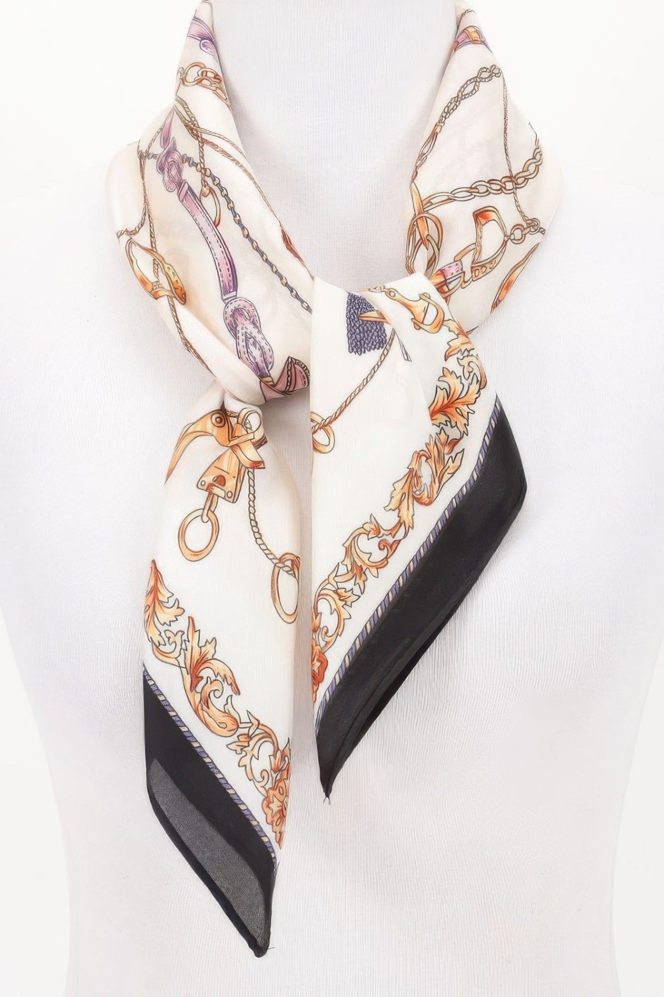 Multi Print Bandana with a white background
