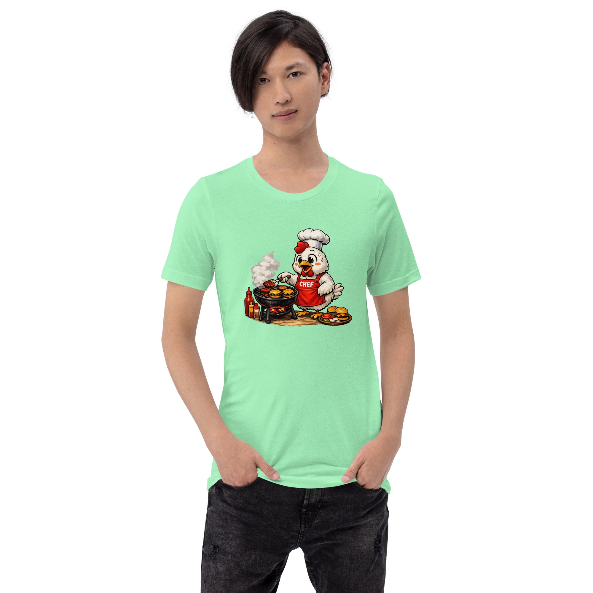 Chicken Grilling Burgers T-Shirt