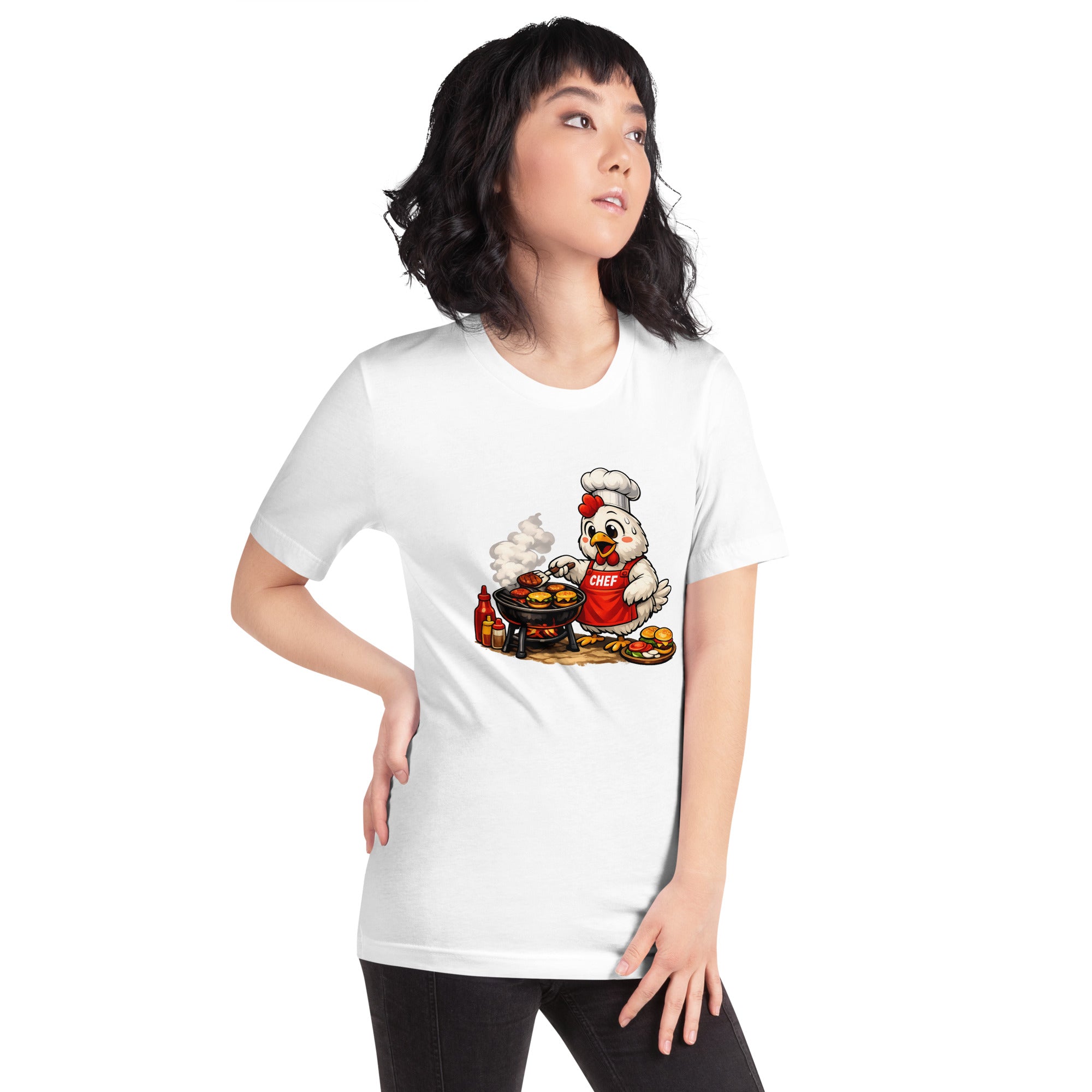 Chicken Grilling Burgers T-Shirt